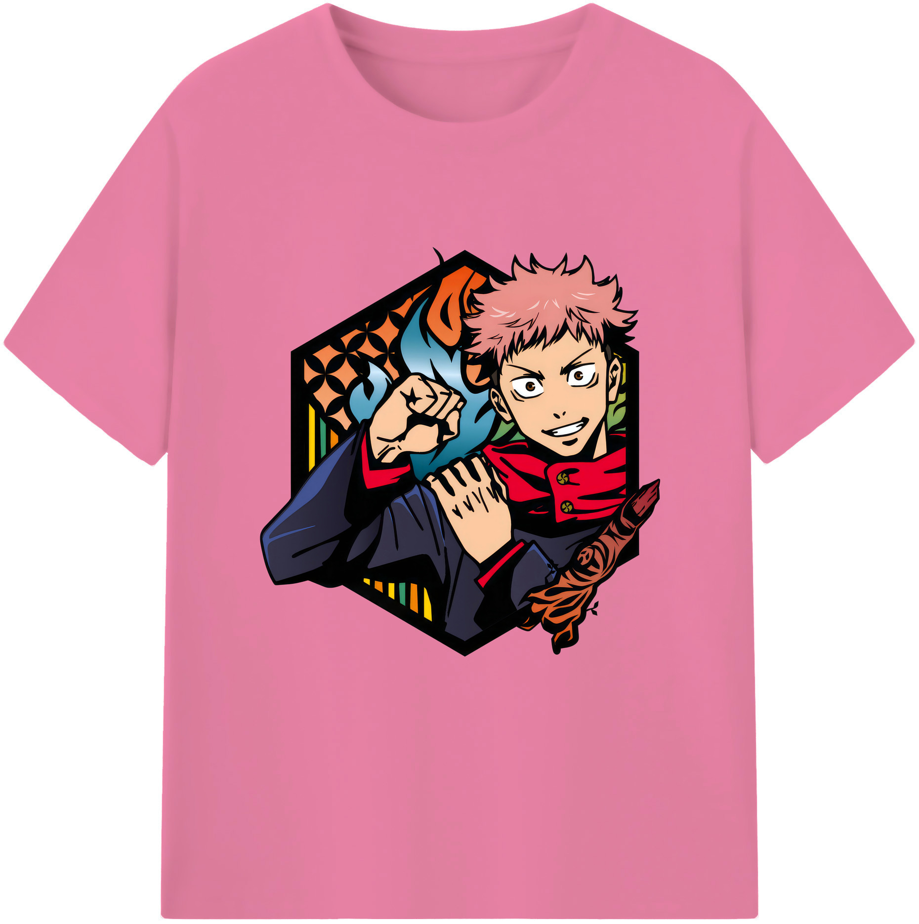 （画像用） 呪術廻戦 Jujutsu Kaisen 綿100％半袖Tシャツ（フロントプリント）